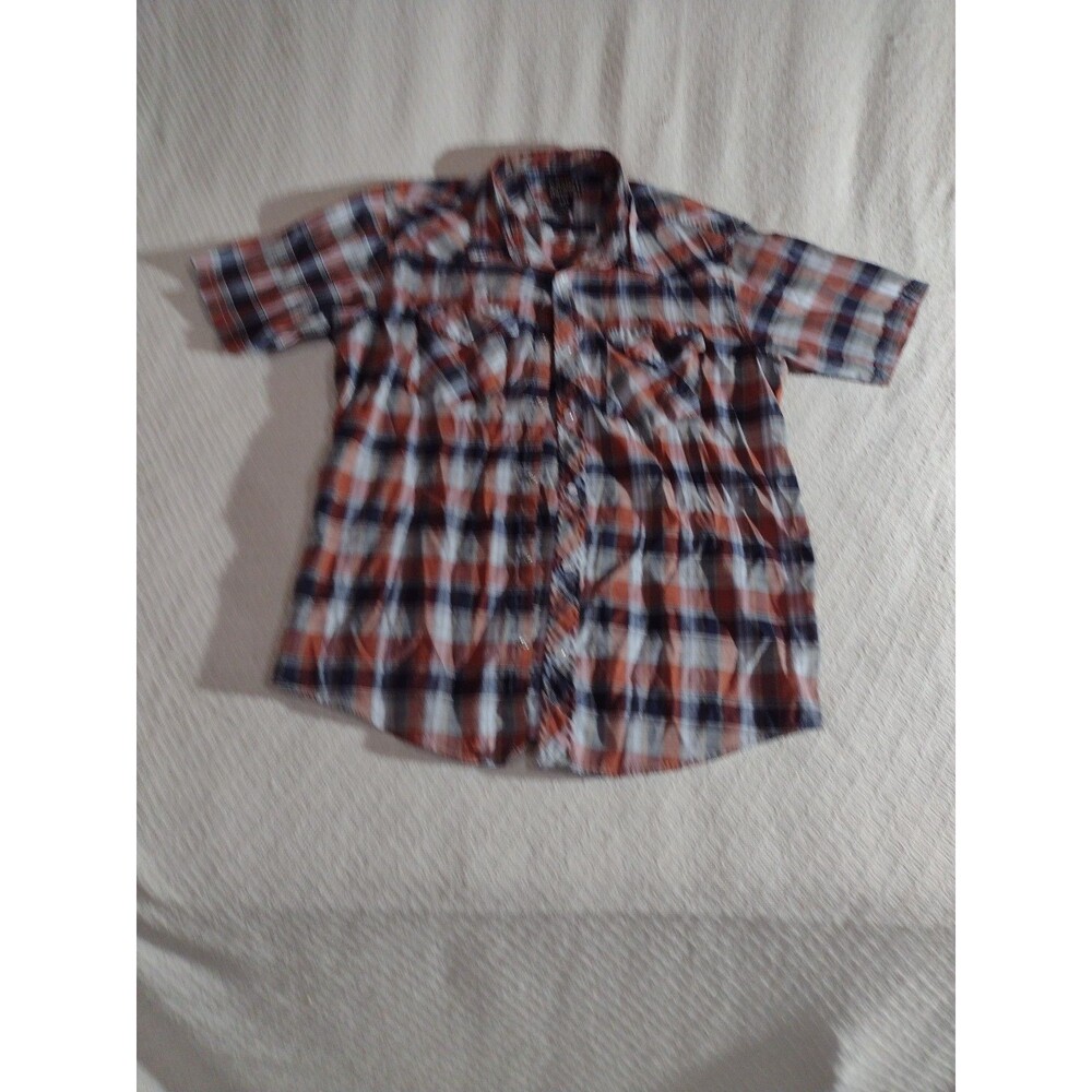 Casual Country Outfitters Men’s 2XL Western Red Black Plaid Pearl Snap Shirt SS
